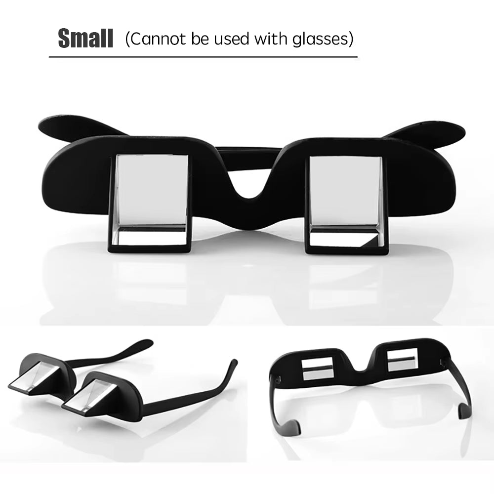 📖🛏️ Lazy Periscope Glasses – Read & Watch TV Comfortably While Lying Down! 😎✨