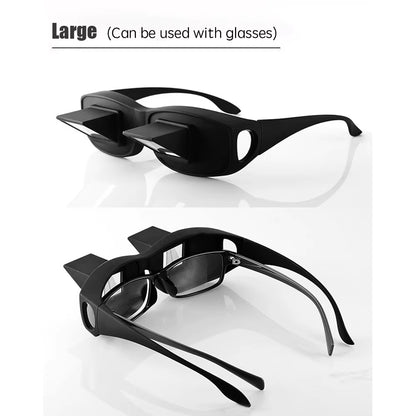 📖🛏️ Lazy Periscope Glasses – Read & Watch TV Comfortably While Lying Down! 😎✨