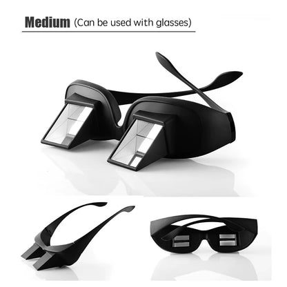 📖🛏️ Lazy Periscope Glasses – Read & Watch TV Comfortably While Lying Down! 😎✨