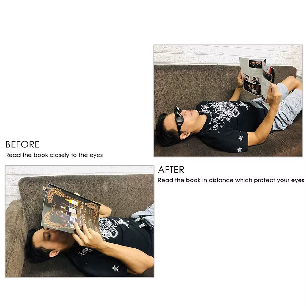 📖🛏️ Lazy Periscope Glasses – Read & Watch TV Comfortably While Lying Down! 😎✨